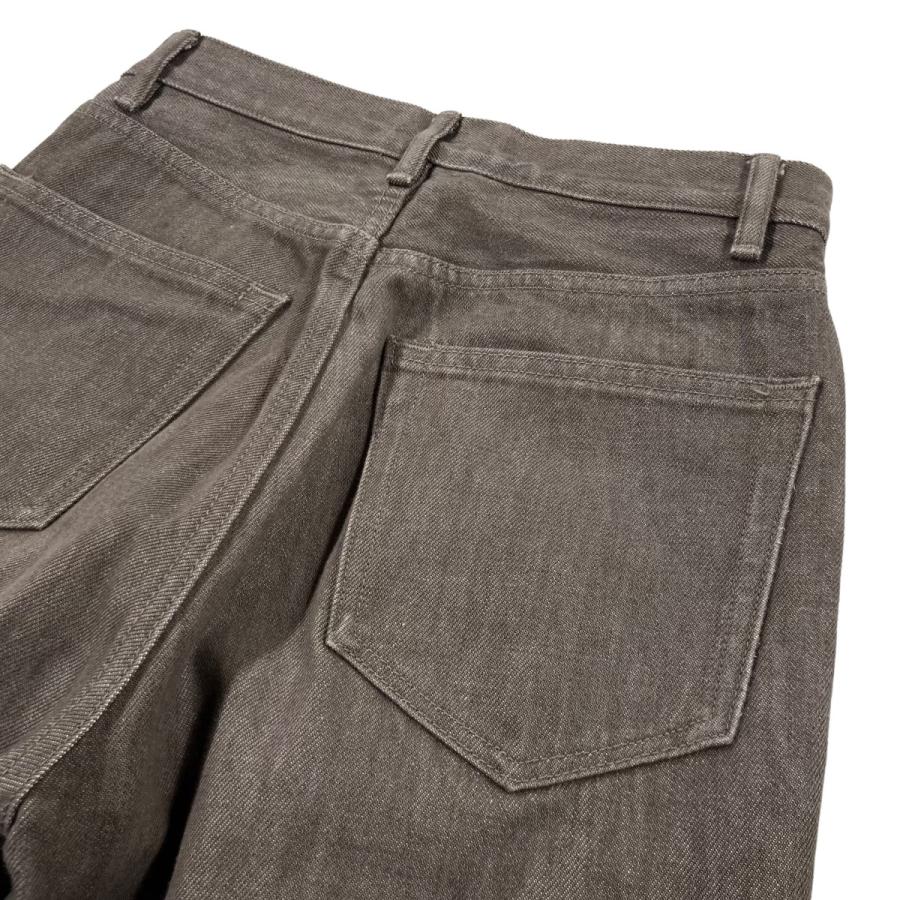 値下げ】AURALEE 23AW HARD TWIST BROWN DENIM 5P PANTS デニムパンツ 