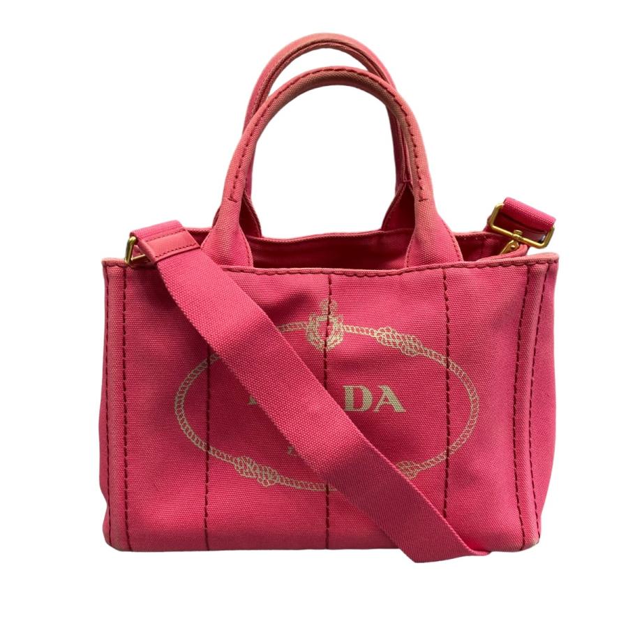 PRADA プラダ ミニカナパ 2WAYバッグ B2439G ショッキングピンク 