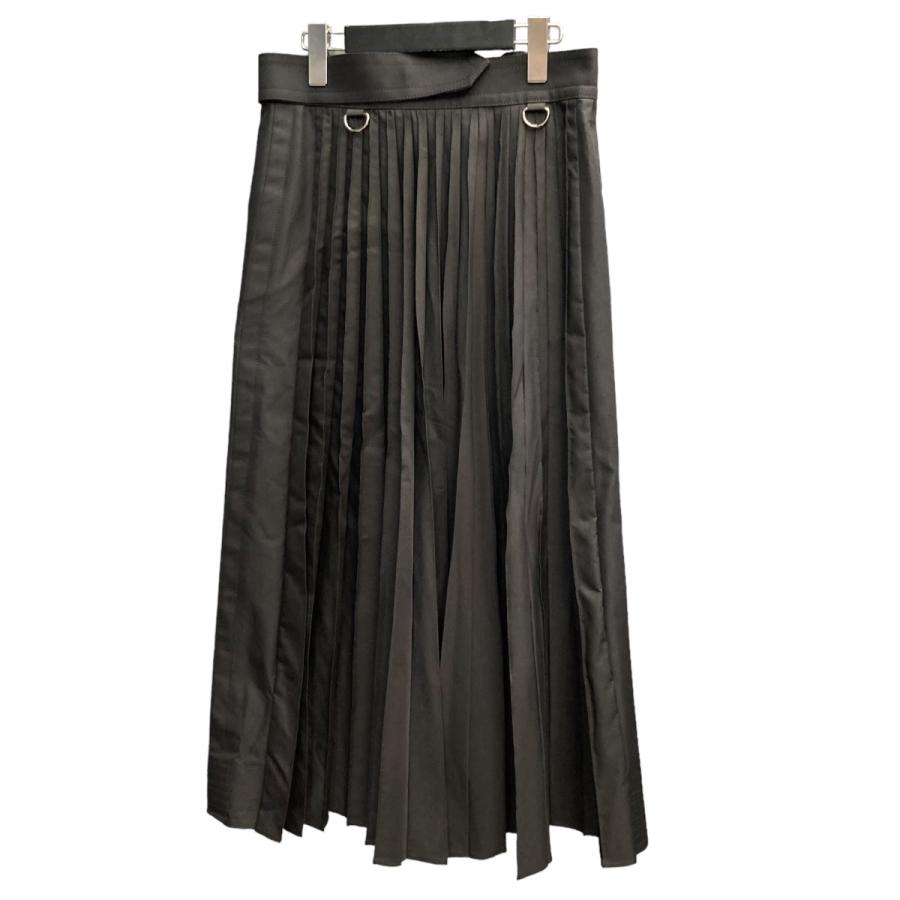 サカイ sacai Cotton Gabardine Skirt ベルテッドバックプリーツ 