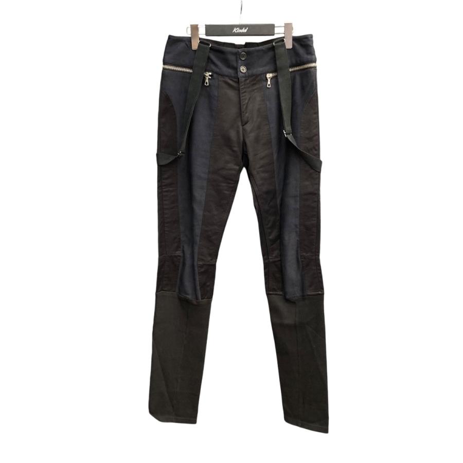 DRIES VAN NOTEN 【値下げ】DRIES 13SS サスペンダー付パンツ ネイビー 