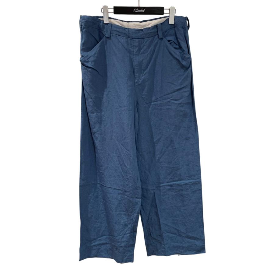 SUNSEA LINEN WIDE STRAIGHT PANTS size2 【公式通販】