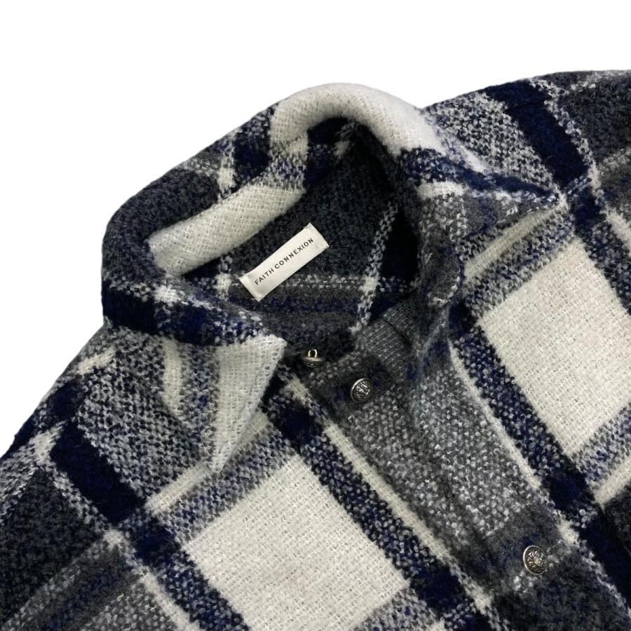 FAITH CONNEXION 【値下げ】FAITH plaid check-print tweed shirt 