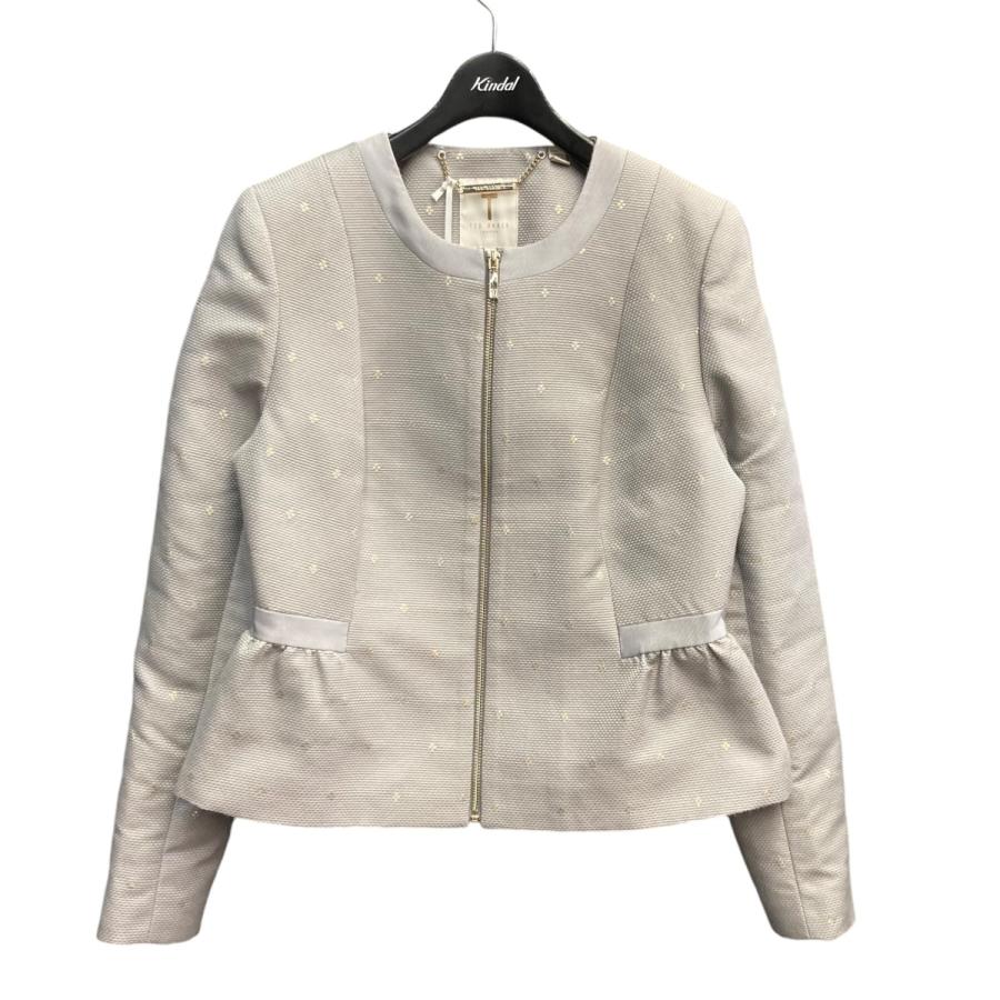 Ted Baker テッドベーカー TED BAKER ペプラムジップジャケット D210  