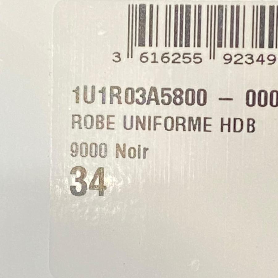 ディオール DIOR D UNIFORM ワンピースドレス 1U1R03A5800 ブラック サイズ：34の画像