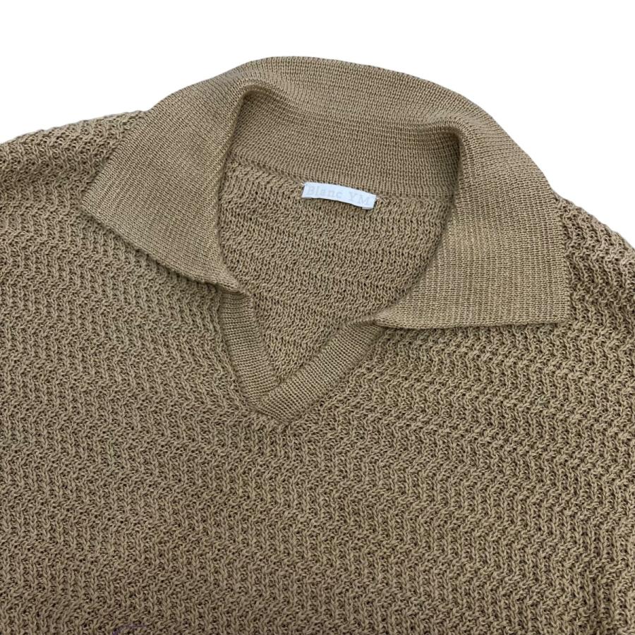 その他ブランド / blanc.ym/ニット・セーター(薄手)/M/コットン/BL-22S-SKS Blanc YM（ブランワイエム） 【値下げ】BLANC YM Skipper Knit Shirt