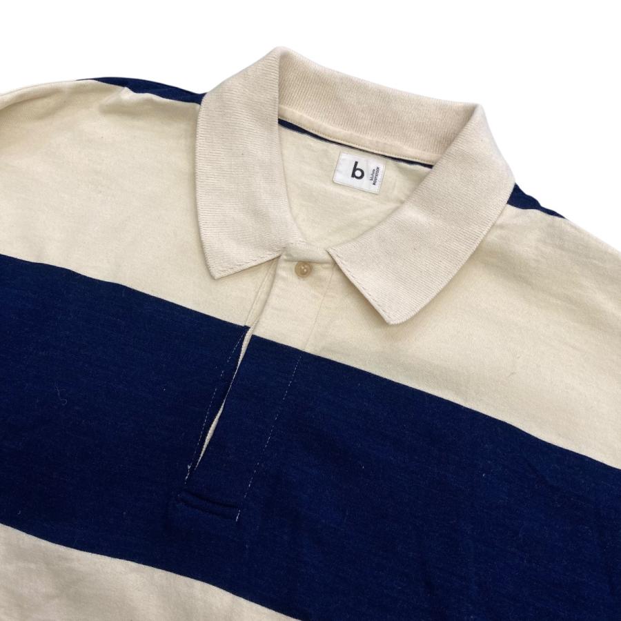 【新品未使用タグ付き】ブラームス　wide border rugby shirt blurhmsROOTSTOCK Wide Border Rugby Shirt ブラームスルーツストック