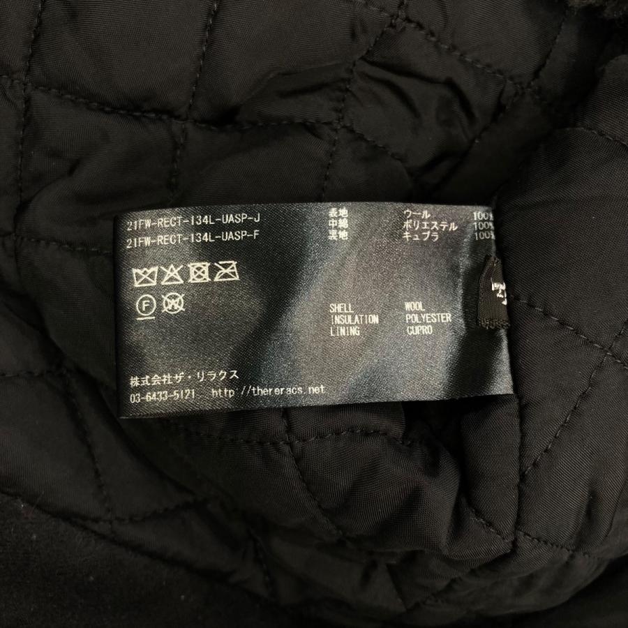 THE RERACS / 21AW/フルジップボアベスト/FREE/BLK/無地/21FW-RECT-134L-JASP-F THE RERACS（ザ リラクス） 【値下げ】THE RERACS フルジップ