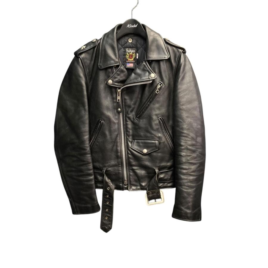 Schott NYC シングルライダースジャケット Lサイズ Schott N.Y.C 大きいサイズ ショット シングルライダース 641