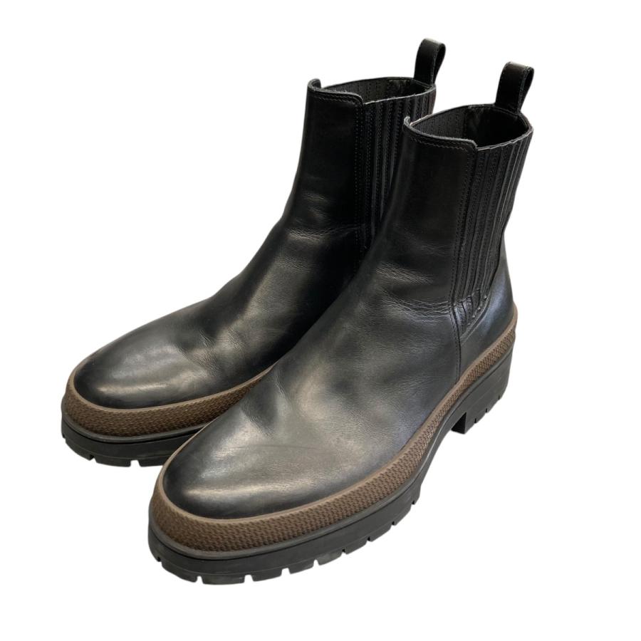 美品】HERMESエルメス サイドゴア チェルシーブーツ ネイビースエード