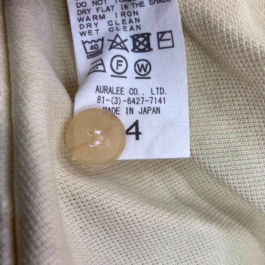 AURALEE オーラリー SUPER FINE COTTON SALT SHRINK PIQUE BIG AURALEE オーラリー SUPER FINE COTTON SALT SHRINK PIQUE BIG