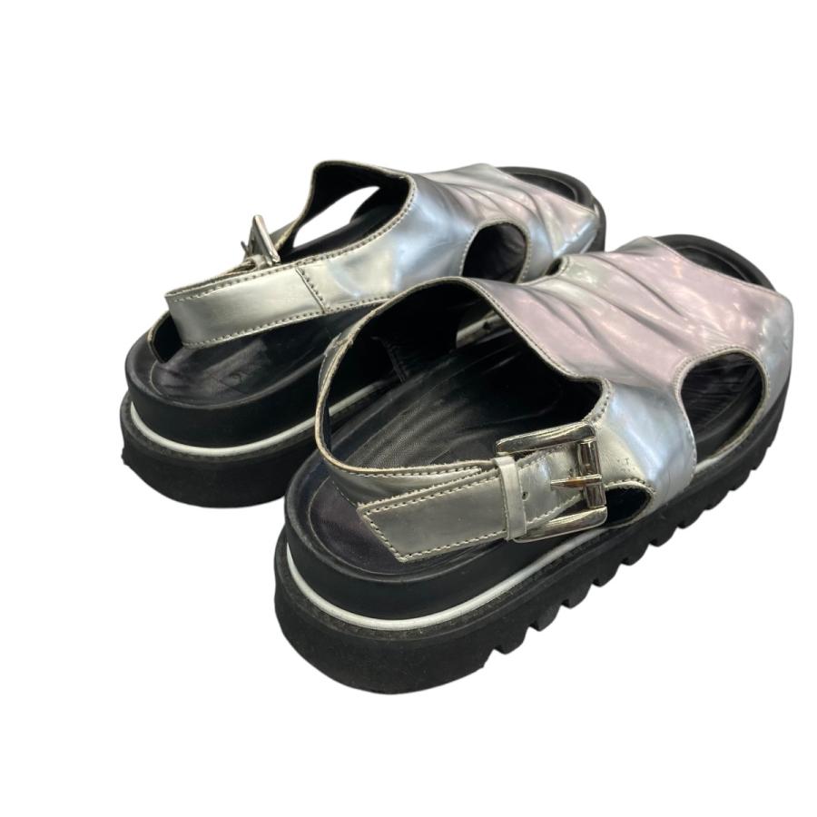 Plan C 【値下げ】Plan C 厚底サンダル シルバー サイズ：- (EC