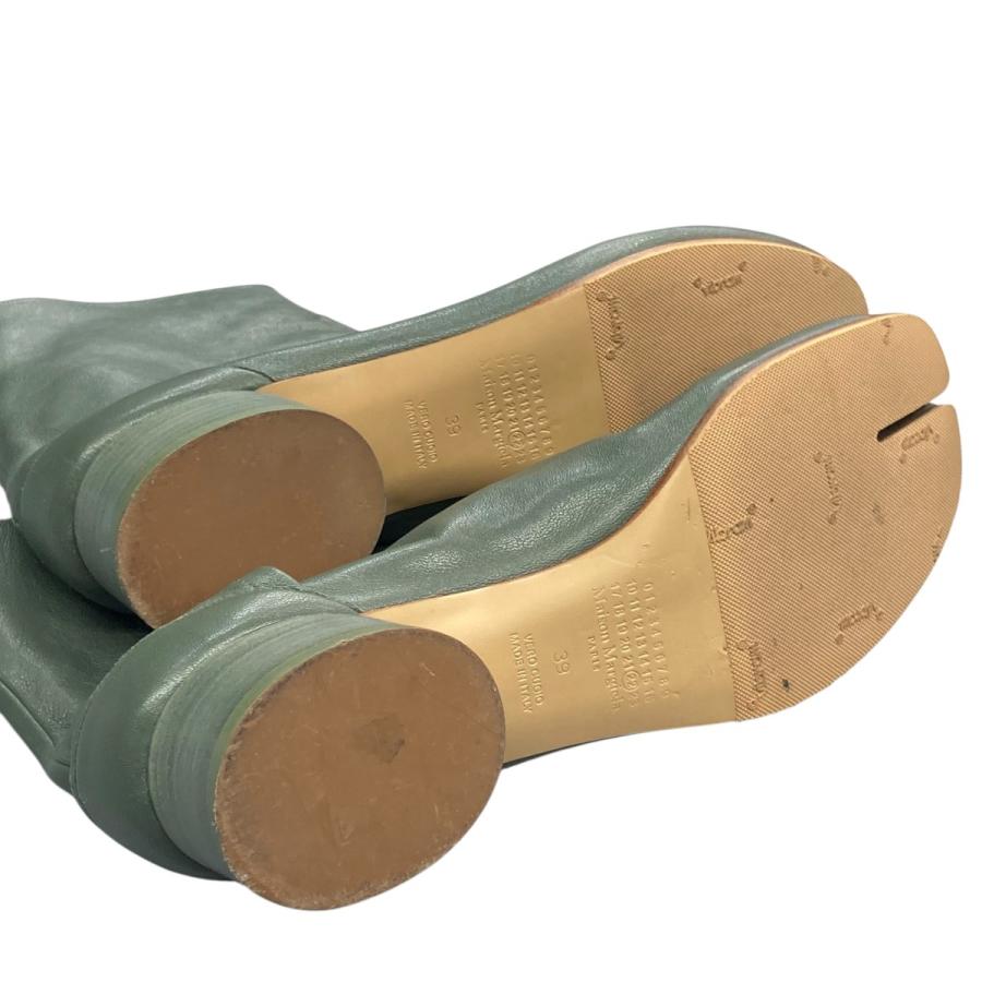 値下げ】Maison Margiela 足袋 ブーツ 黄緑 サイズ：39 (栄