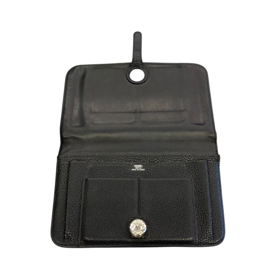 HERMES（エルメス） 【値下げ】HERMES ドゴンGM 財布 ブラック (栄