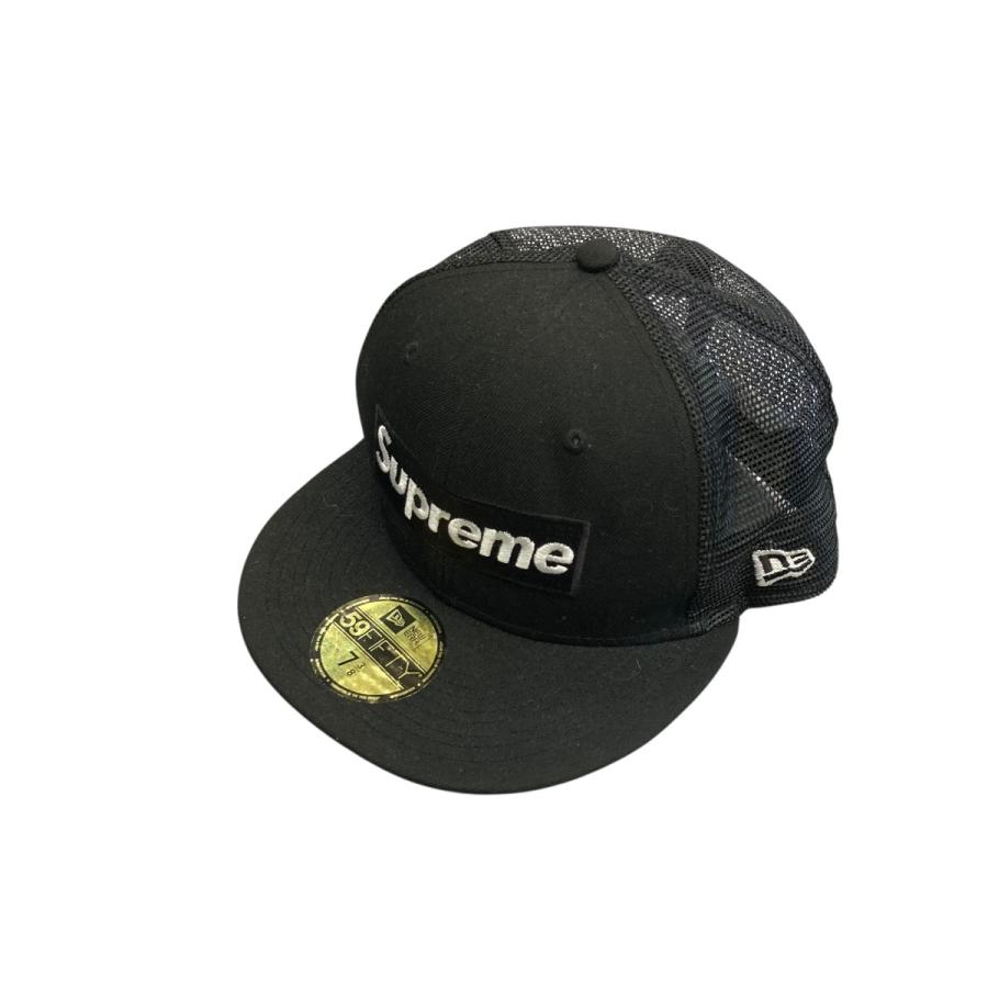 ニューエラ(シュプリーム)キャップ Supreme 24SS Box Logo Mesh Back New Era Black ( シュプリーム