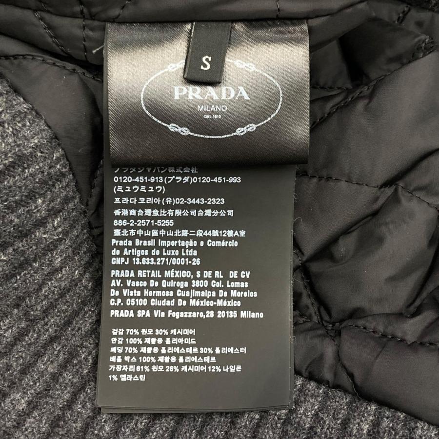 【PRADAプラダ】 90'Sフリースベスト （グレー・Sサイズ） PRADAプラダ 90 Sフリ スベスト グレ Sサイズ プラダPRADA 靴プラダPRADA