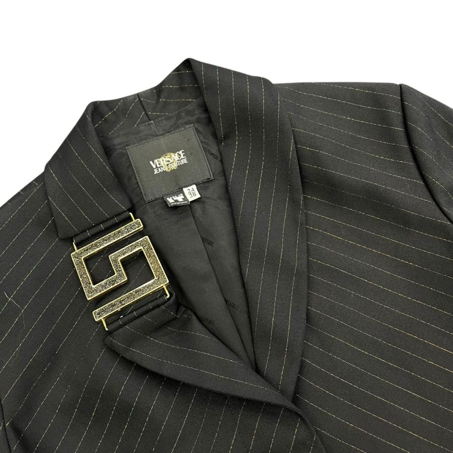VERSACE JEANS COUTURE 【値下げ】VERSACE スーツ ブラック サイズ：38