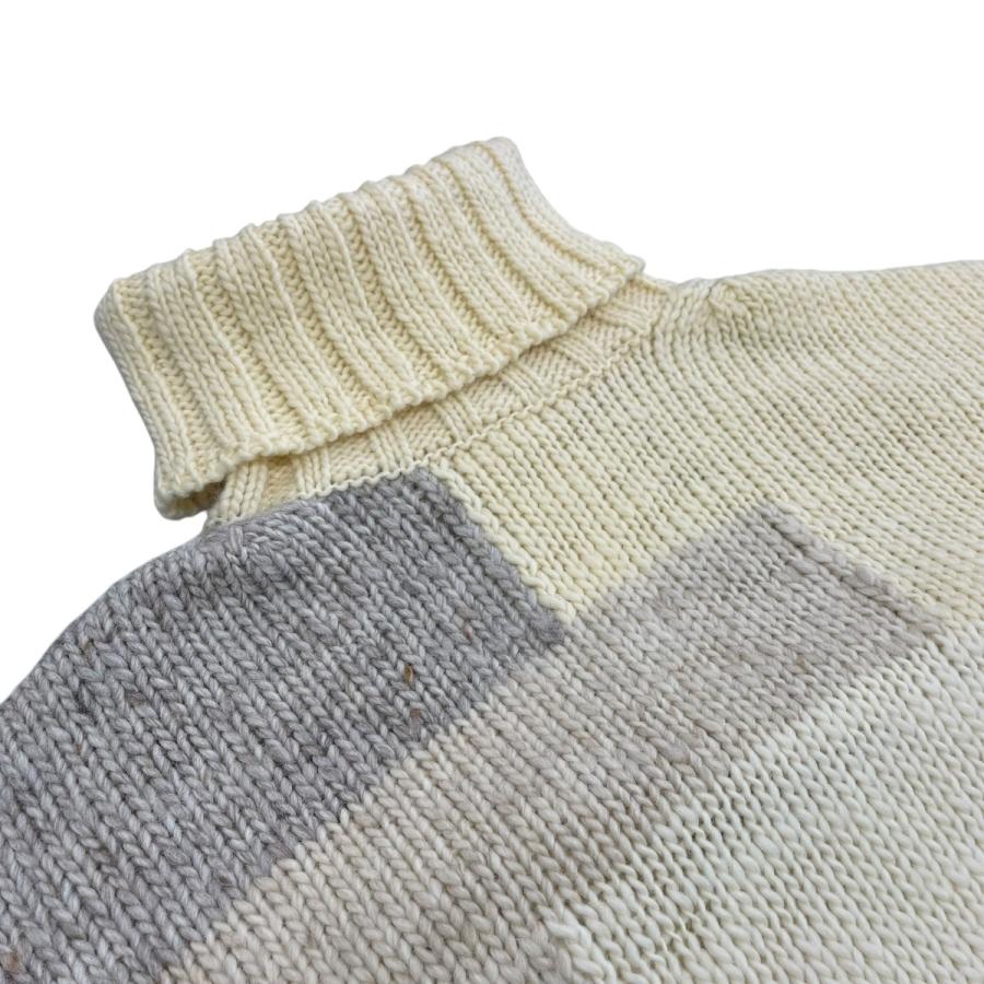 YOAK（ヨーク） 【値下げ】YOKE 23AW Intarsia Blocking Turtleneck