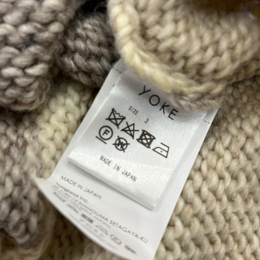 YOAK（ヨーク） 【値下げ】YOKE 23AW Intarsia Blocking Turtleneck