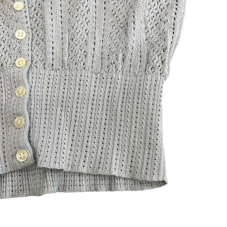 フェティコ FETICO 25SS Lace Knit Short-Sleeved Cardigan 半袖