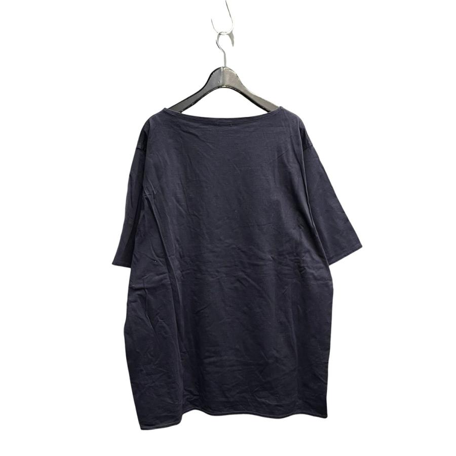 COMOLI 半袖シャツ ネイビー サイズ1 COMOLI（コモリ） ボートネック 半袖シャツ 半袖カットソー K01-05002