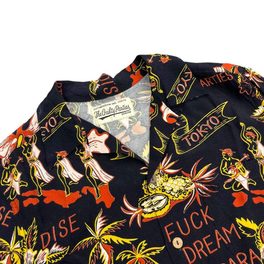 WACKO MARIA（ワコマリア） アロハシャツ ネイビー サイズ：M