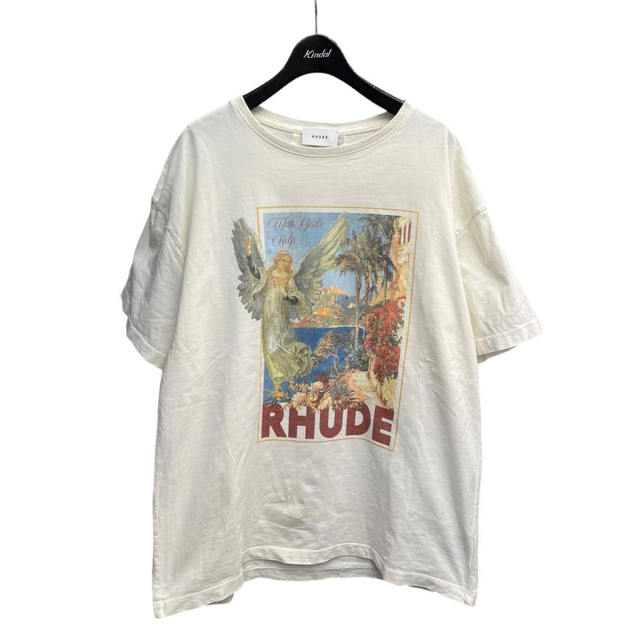RHUDE（ルード） RHUDE Tシャツ ホワイト サイズ：M : カインドオル 