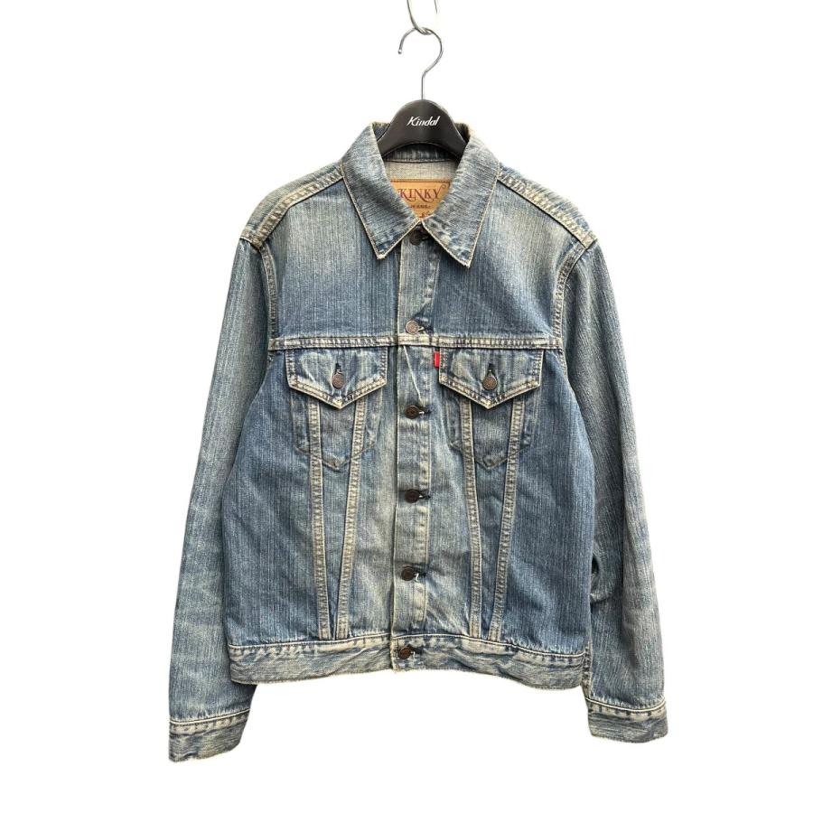 KINKY JEANS HYSTERICGLAMOUR レザー切り替えジャケット HYSTERIC GLAMOUR（ヒステリックグラマー） 【値下げ】Hysteric