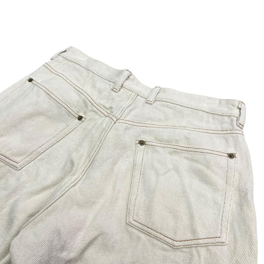コルニエ Cornier SILK NEP DENIM デニムパンツ アイボリー サイズ：M