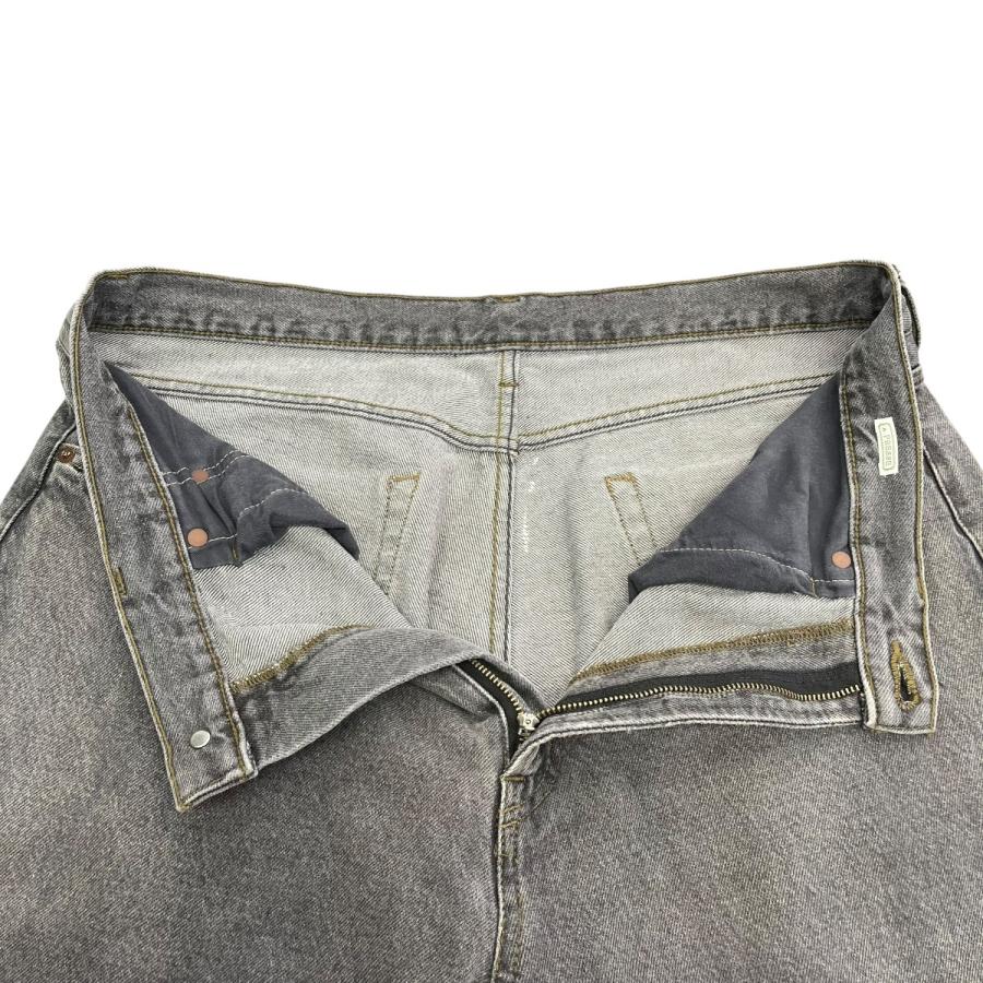 アプレッセ A．PRESSE Vintage Gray Denim Pants デニムパンツ 25AAP