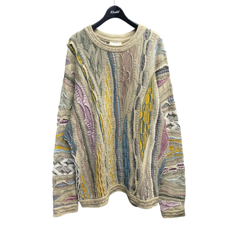 クージー Coogi 3Dニット ベージュ サイズ：XL : カインドオルYahoo!店