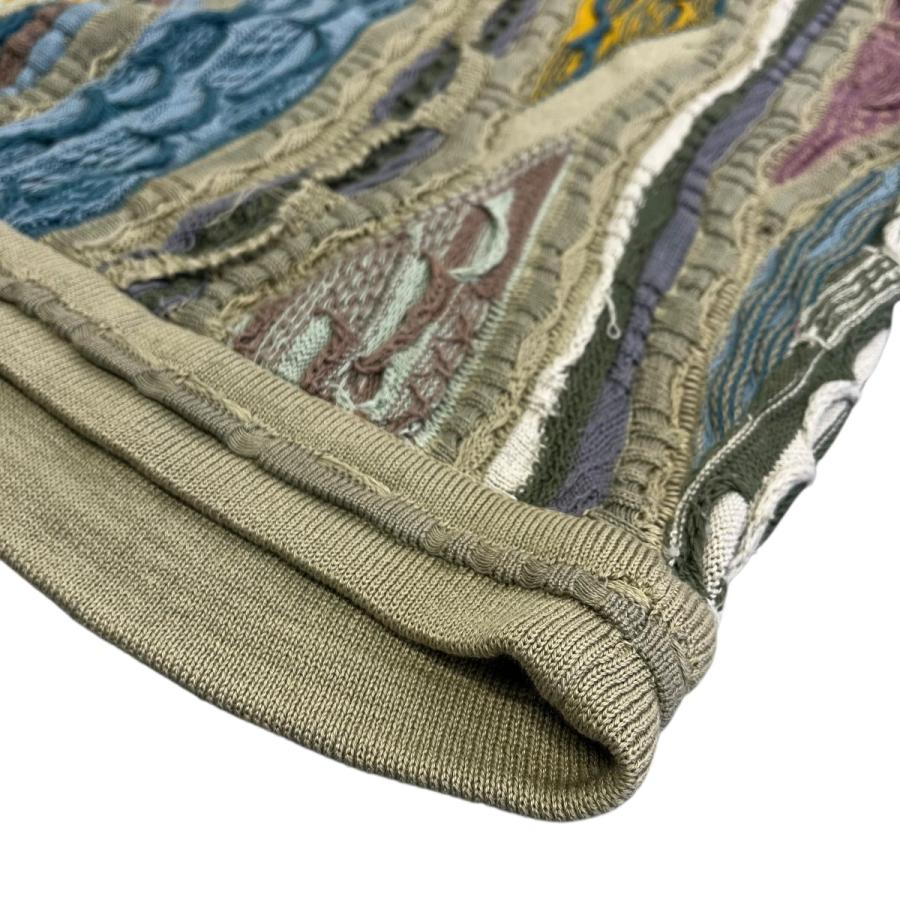 クージー Coogi 3Dニット ベージュ サイズ：XL : カインドオルYahoo!店