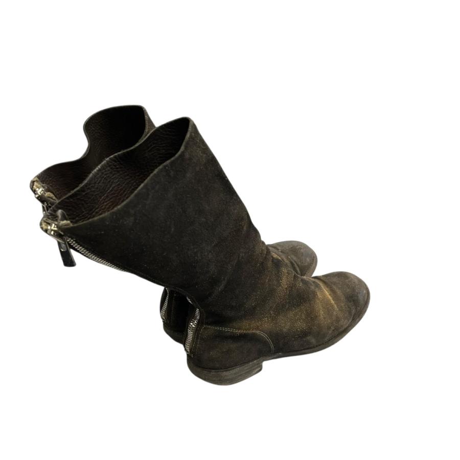 GUIDI（グイディ） 【値下げ】GUIDI 989 バックジップブーツ ブラウン