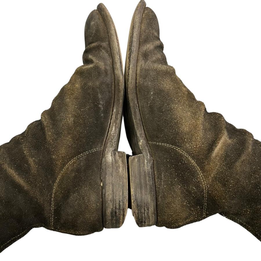GUIDI（グイディ） 【値下げ】GUIDI 989 バックジップブーツ ブラウン