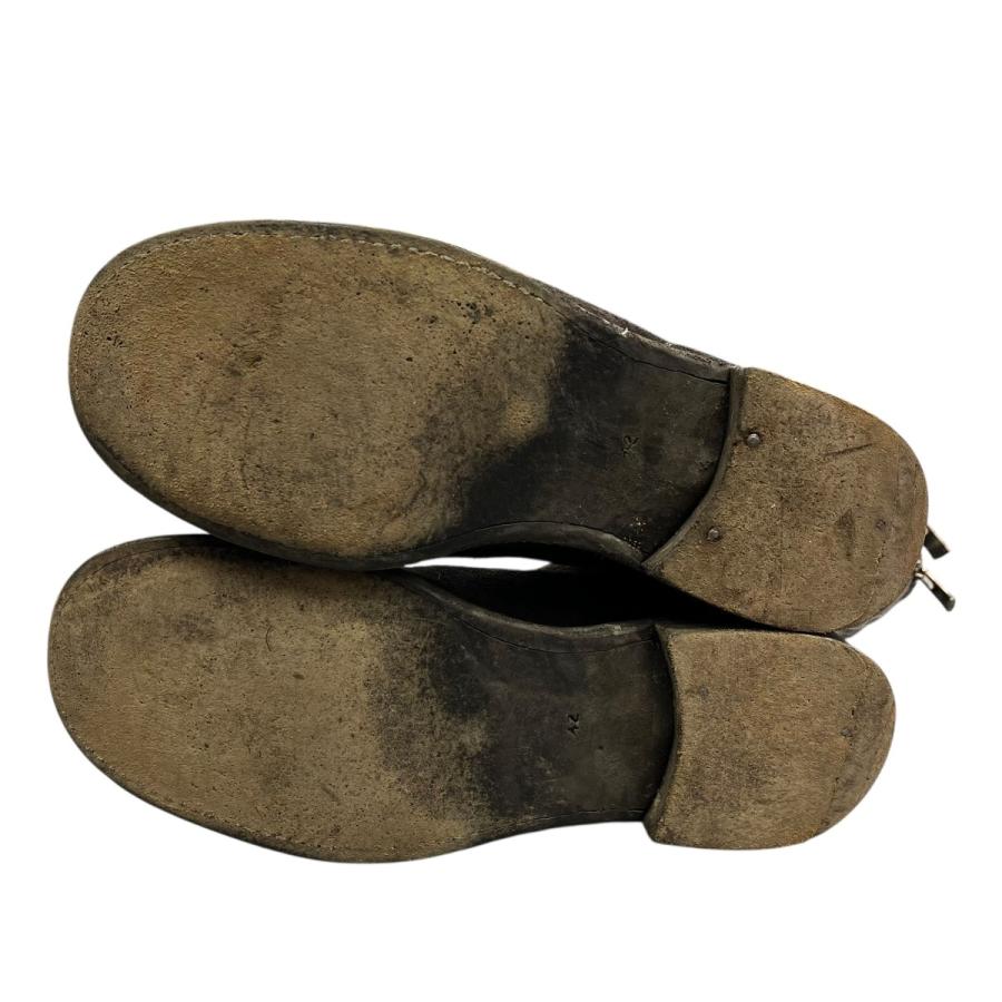 GUIDI（グイディ） 【値下げ】GUIDI 989 バックジップブーツ ブラウン