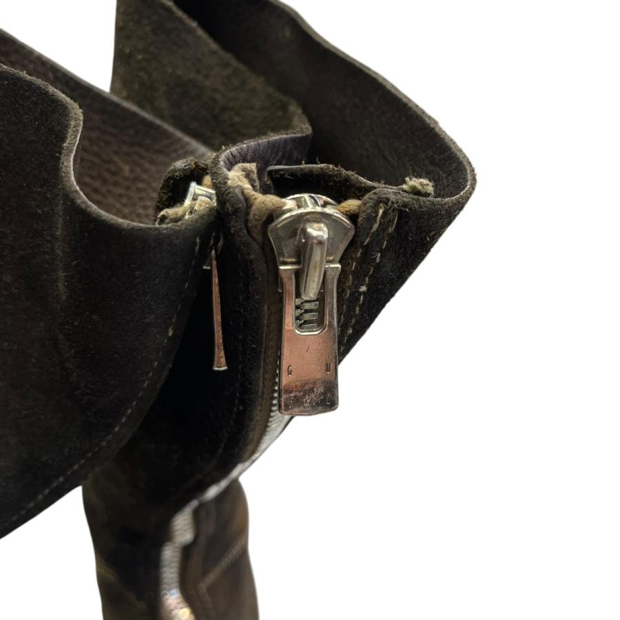GUIDI（グイディ） 【値下げ】GUIDI 989 バックジップブーツ ブラウン