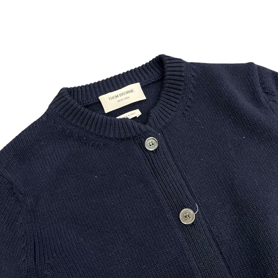 トム・ブラウン Thom Browne 24AW カーディガン FKC585A Y1030 415 ネイビー サイズ：40の画像
