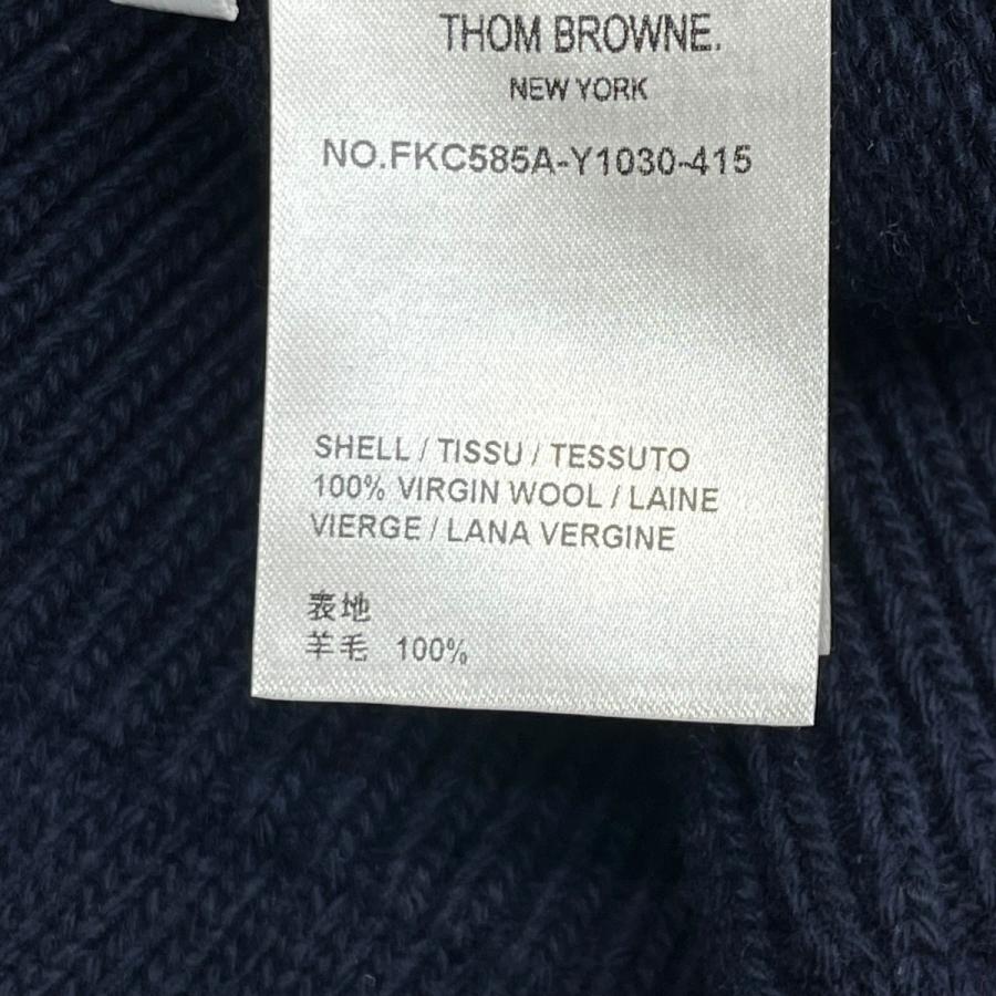トム・ブラウン Thom Browne 24AW カーディガン FKC585A Y1030 415 ネイビー サイズ：40の画像
