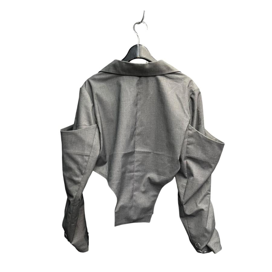 ジャケット・アウター POPPY DOUBLE-SLEEVECUT JACKET ポピー POPPY DOUBLE-SLEEVE CUT JACKET テーラードジャケット グレー