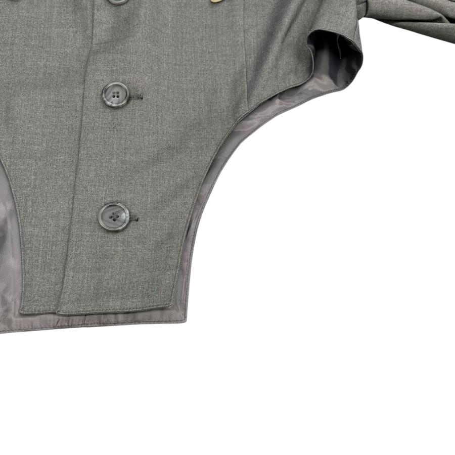 ジャケット・アウター POPPY DOUBLE-SLEEVECUT JACKET ポピー POPPY DOUBLE-SLEEVE CUT JACKET テーラードジャケット グレー