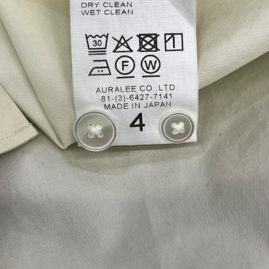 AURALEE（オーラリー） AURALEE 26SS WASHED FINX TWILL SLIM SHIRT
