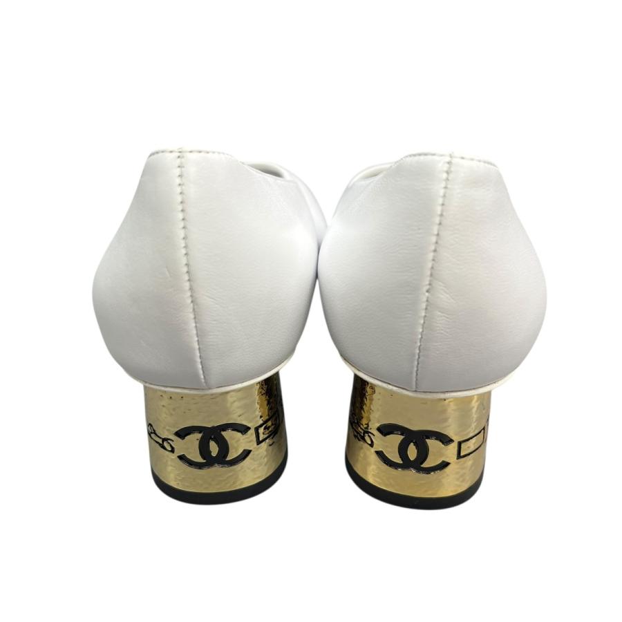 CHANEL（シャネル） 【値下げ】CHANEL ヒールパンプス G34906 ホワイト