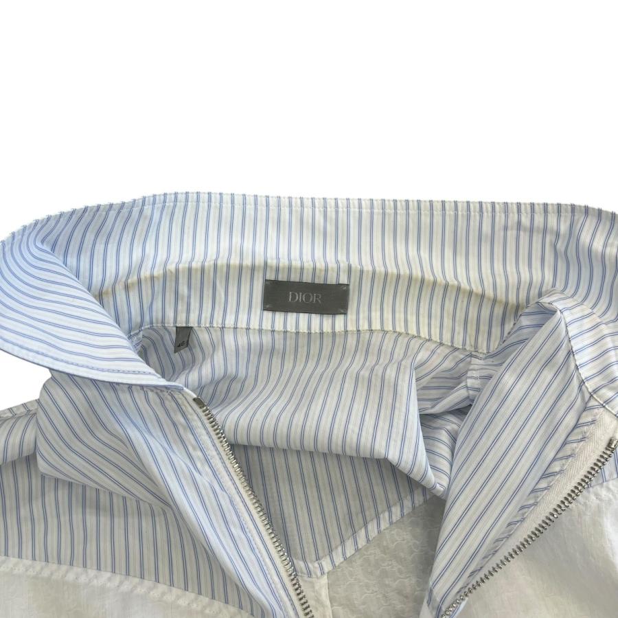 【値下げ】DIOR シャツジャケット 413C507A5980 ホワイト サイズ：46 (栄サウスピークス店)の画像