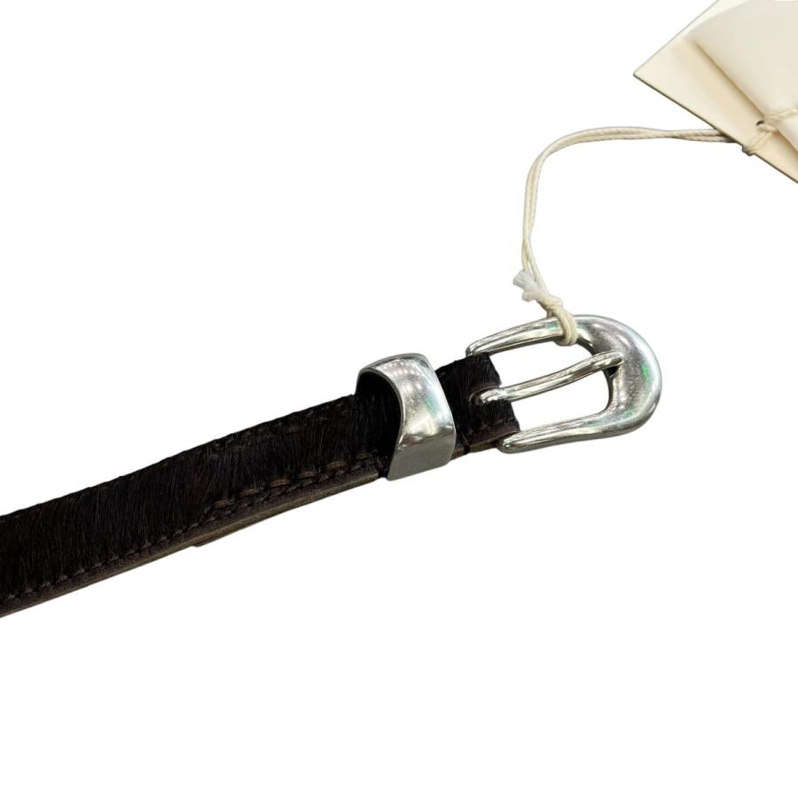 Our legacy ベルト　サイズ　80 OUR LEGACY BELT 2 CM Black Leather 80cm 【公式通販】