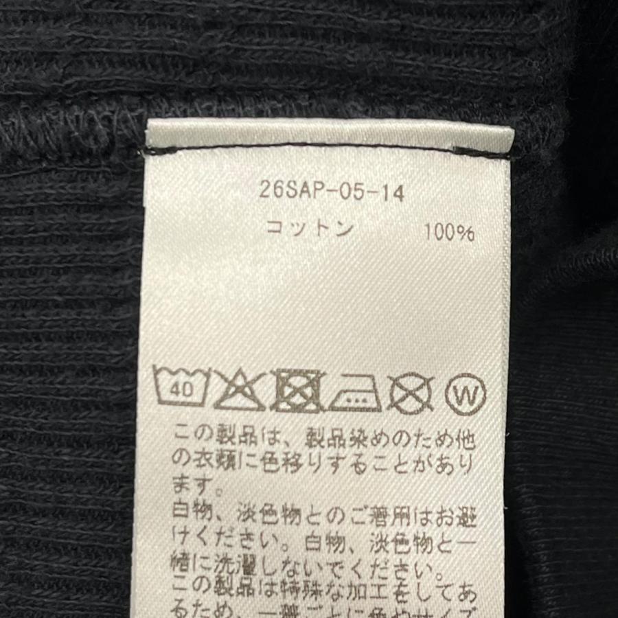 アプレッセ A．PRESSE 26SS Vintage Sweat Cardigan 26SAP 05 14 ブラック サイズ：2の画像