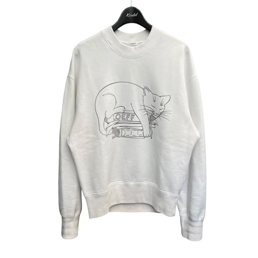 LOEFF（ロエフ） 【値下げ】LOEFF スリーピング キャット スウェット 