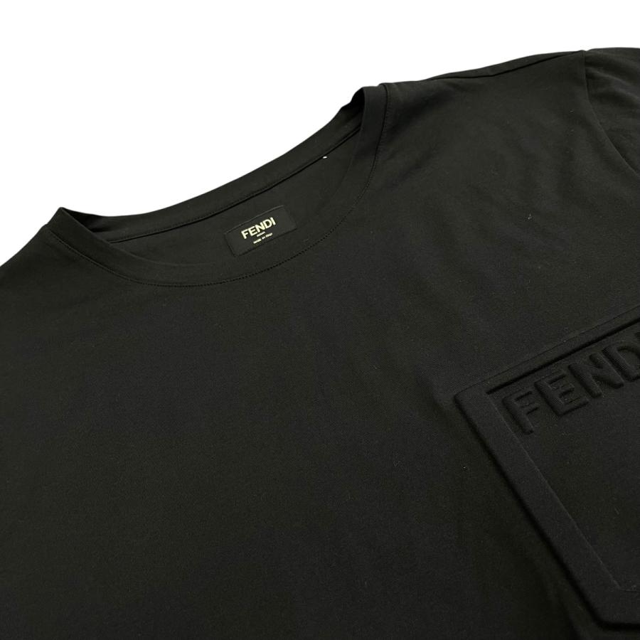 FENDI（フェンディ） FENDI Tシャツ FY0894 AFRK ブラック サイズ：XL 
