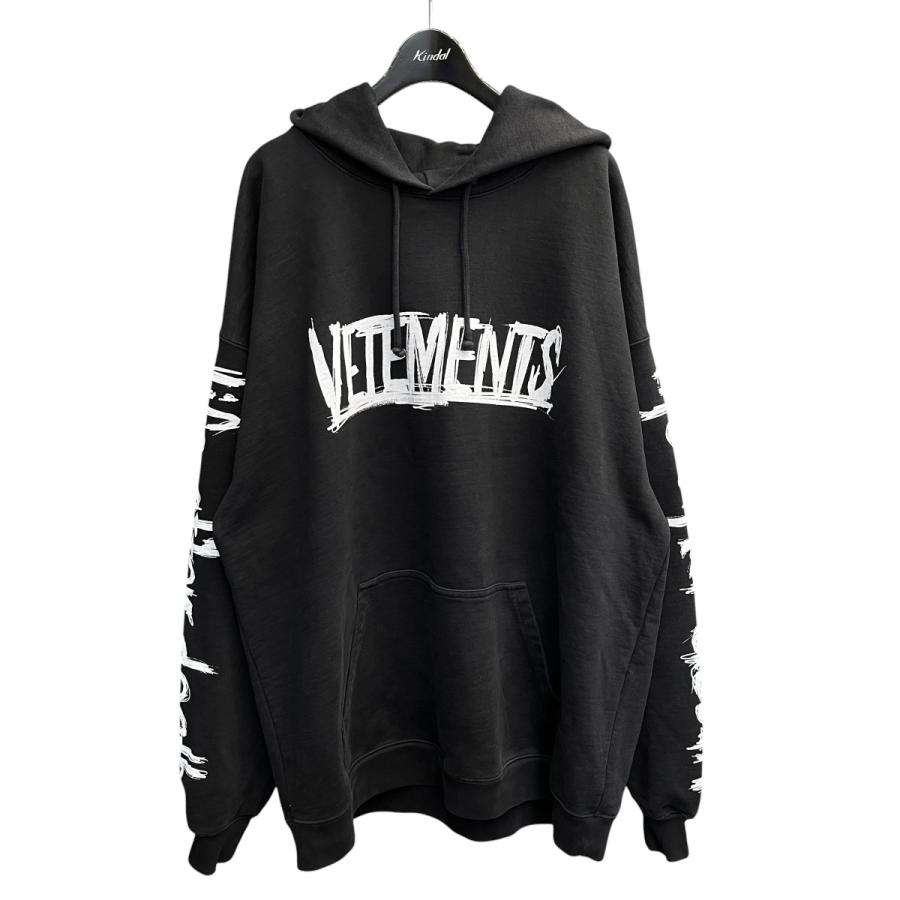 値下げ】VETEMENTS World Tour Logo Hoodie パーカー UA52TR910W