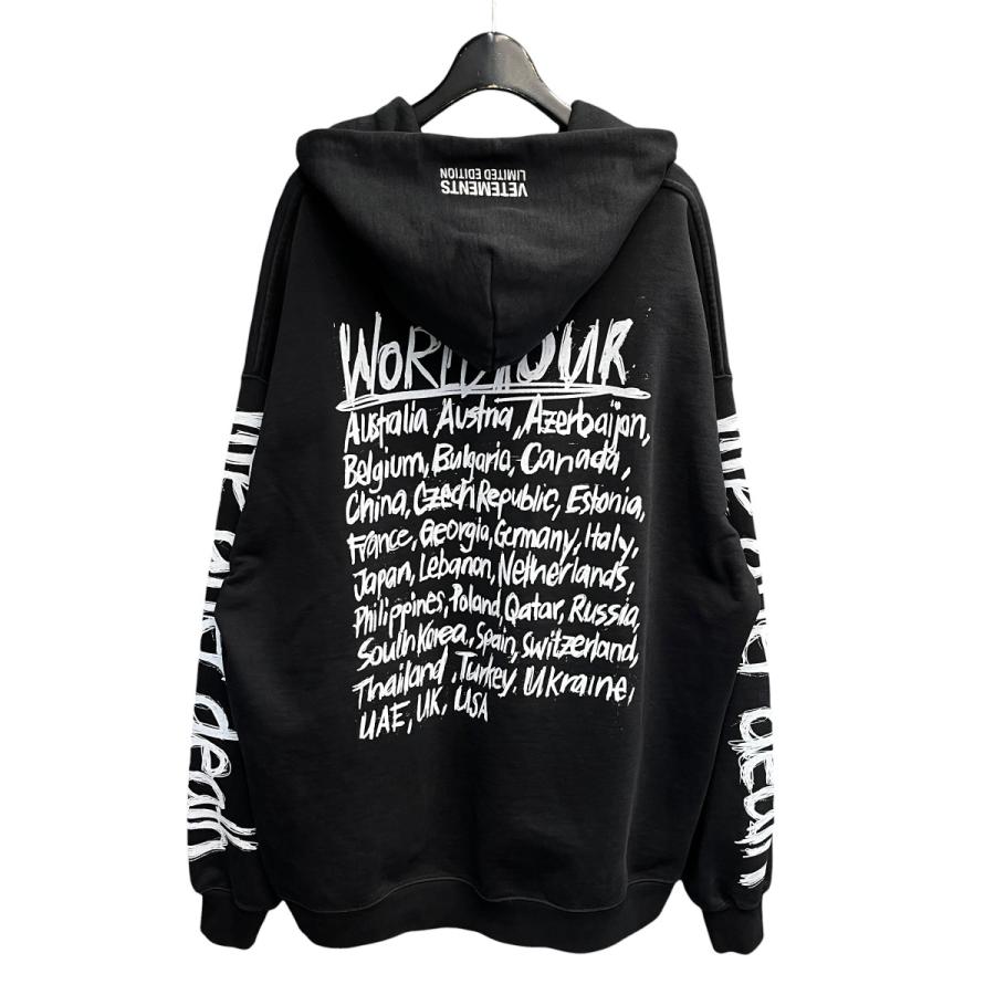 値下げ】VETEMENTS World Tour Logo Hoodie パーカー UA52TR910W