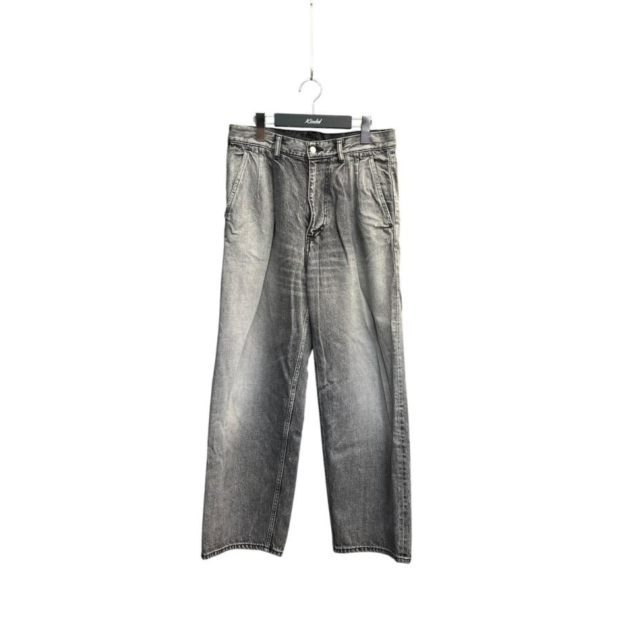 グラフペーパー Graphpaper 25SS Selvage Denim Two Tuck Pants デニム 