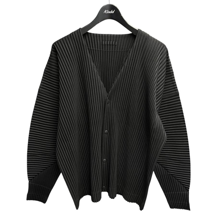 イッセイミヤケオムプリッセ HOMME PLISSE ISSEY MIYAKE プリーツジャケット HP63JL091 ブラック サイズ：2